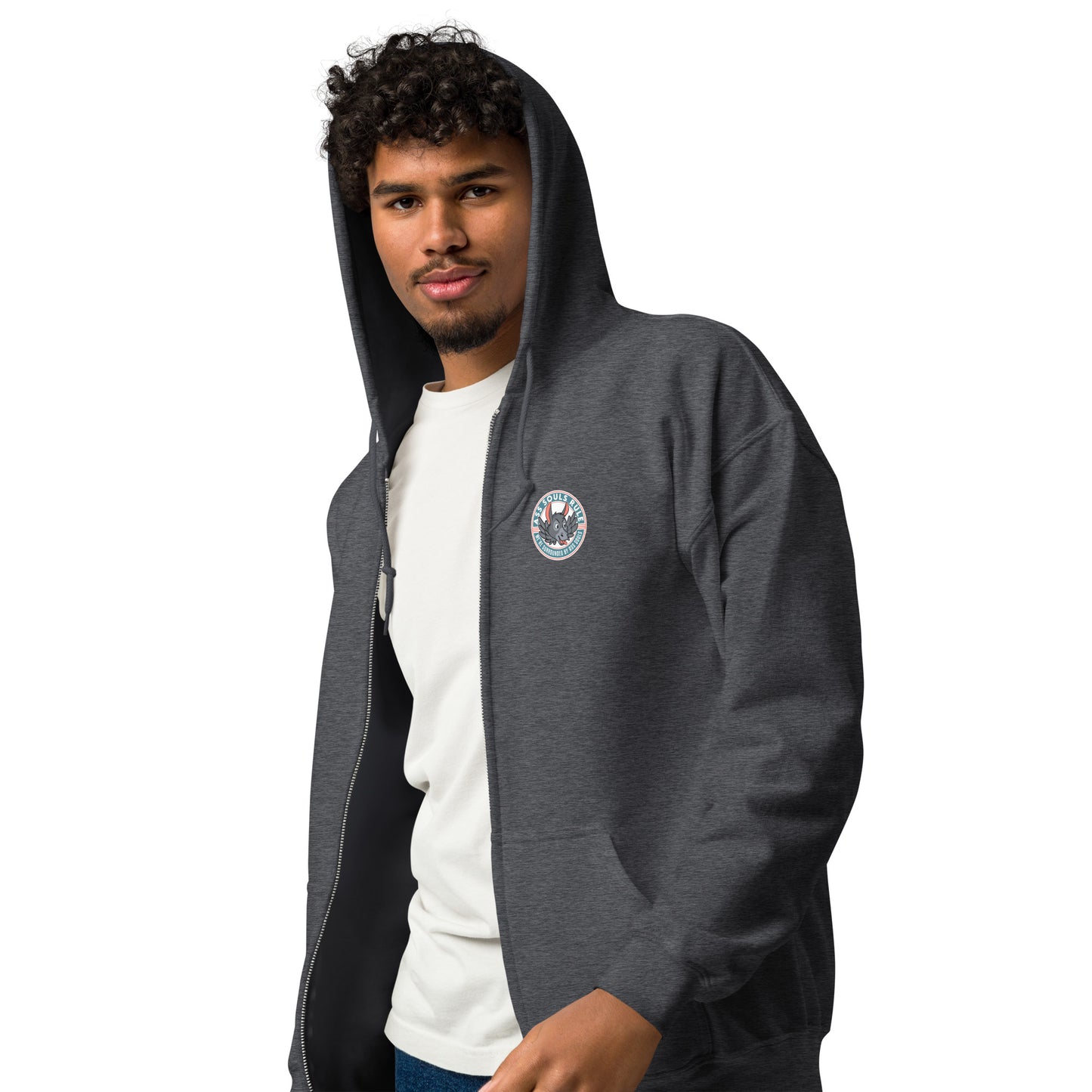 ASR Unisex heavy blend zip hoodie