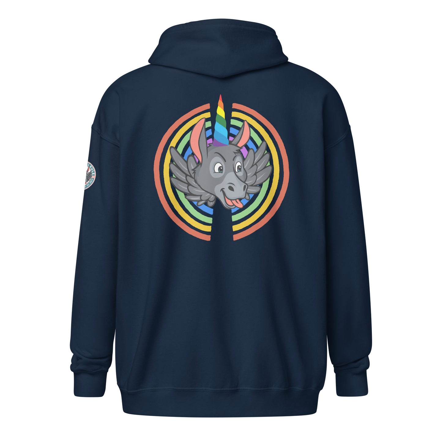 Rainbows & Unicorns unisex heavy blend zip hoodie