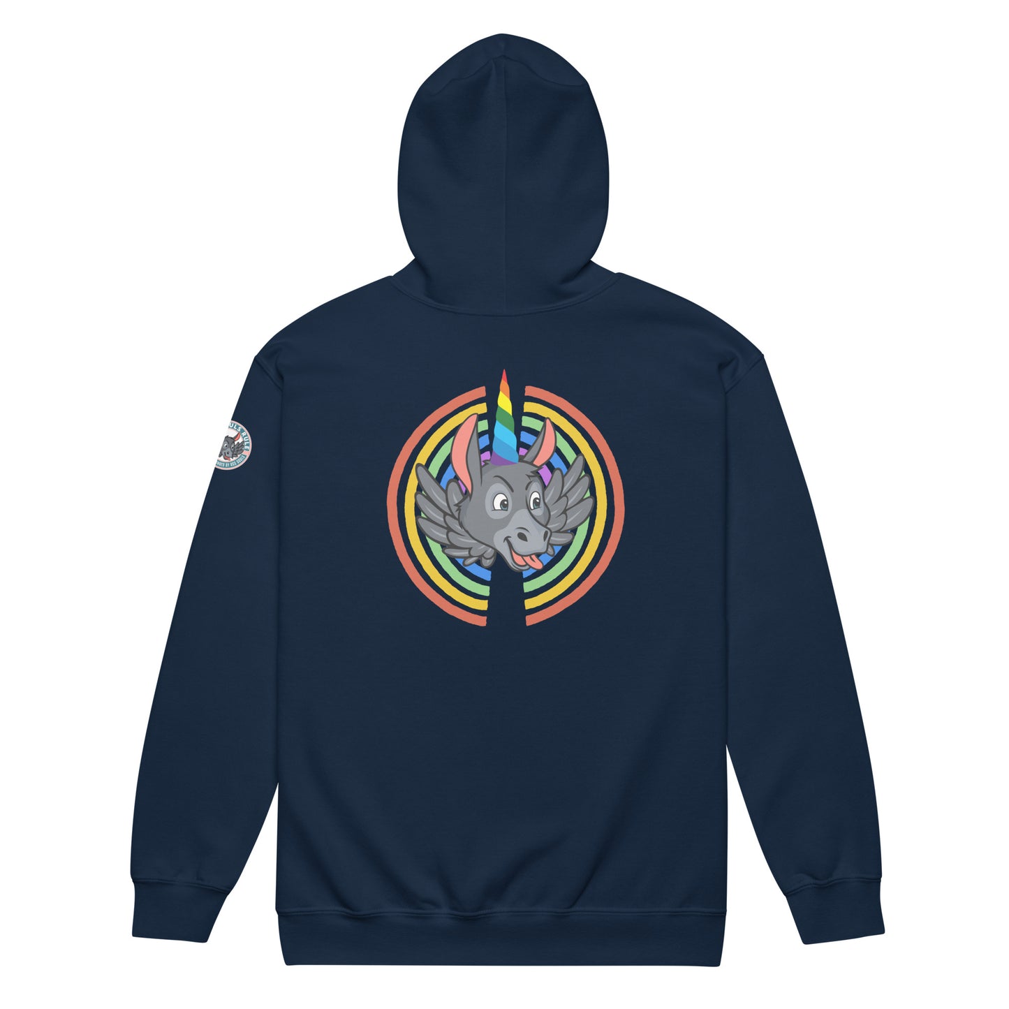 Rainbows & Unicorns unisex heavy blend zip hoodie