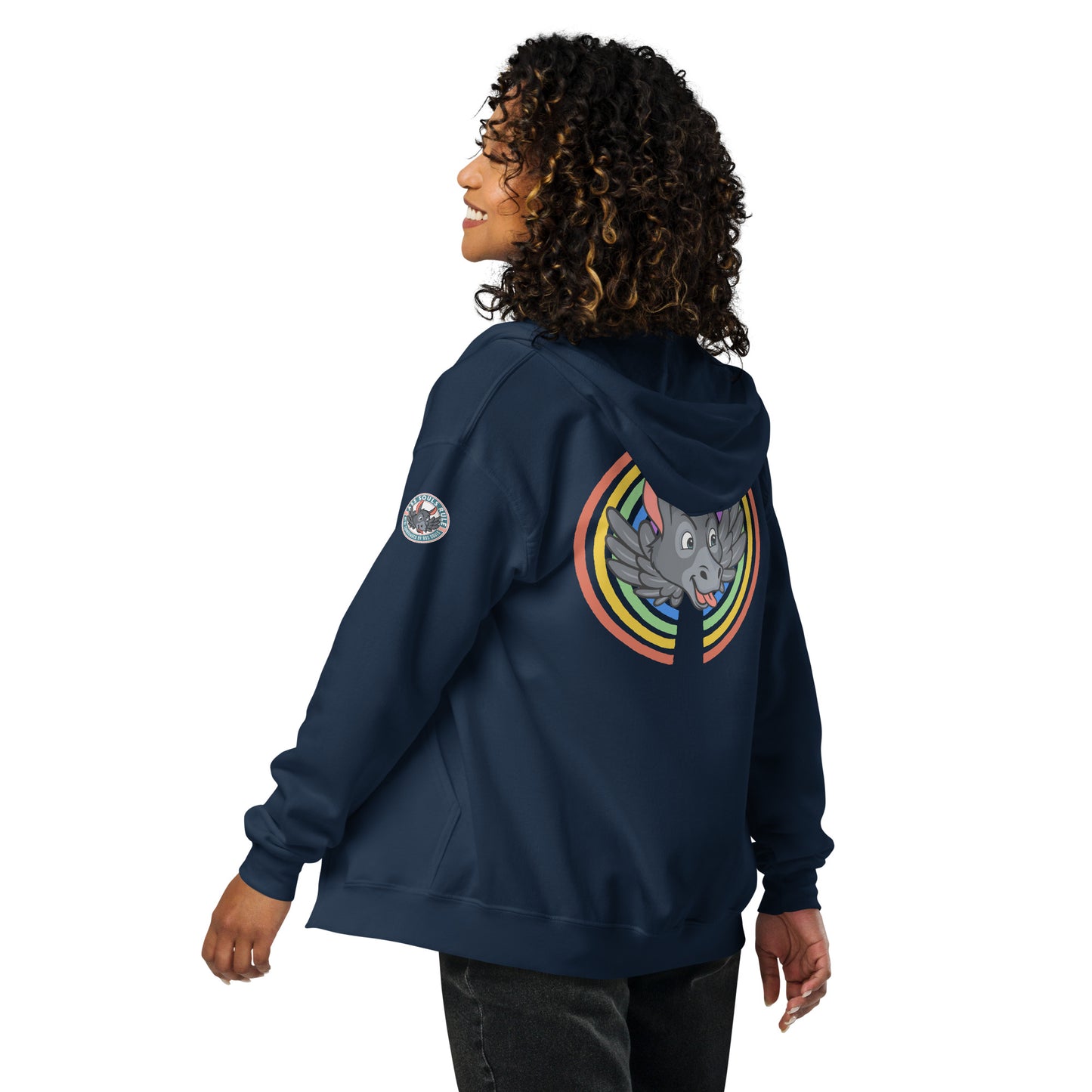 Rainbows & Unicorns unisex heavy blend zip hoodie