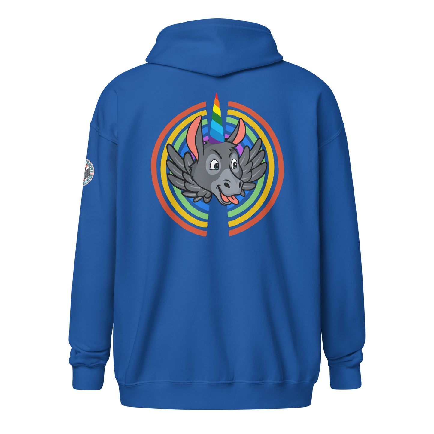 Rainbows & Unicorns unisex heavy blend zip hoodie