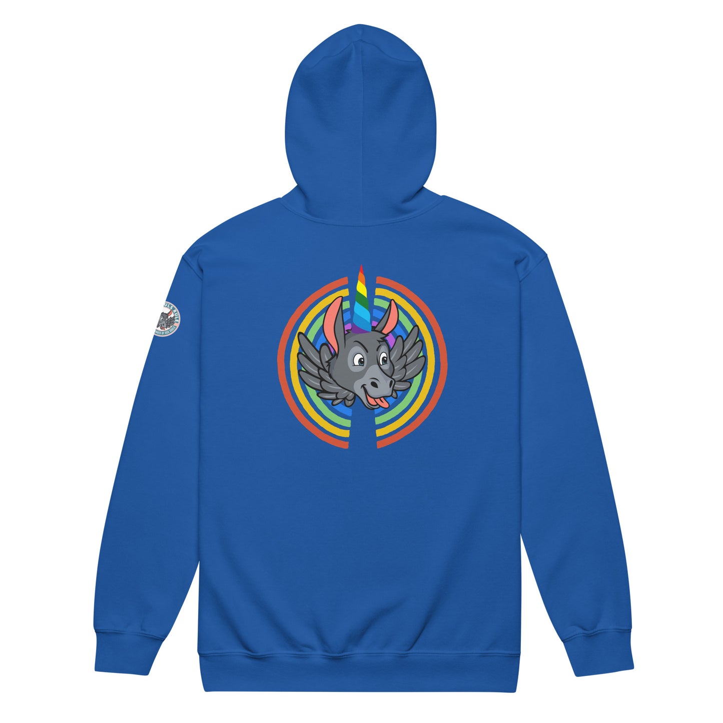 Rainbows & Unicorns unisex heavy blend zip hoodie