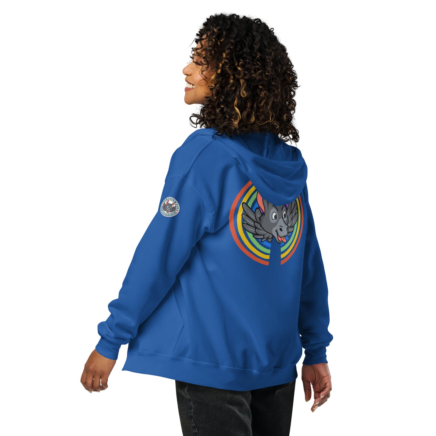 Rainbows & Unicorns unisex heavy blend zip hoodie