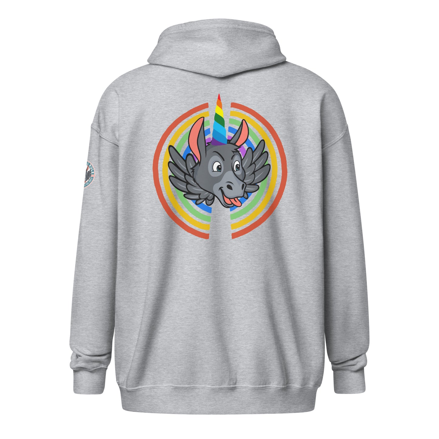 Rainbows & Unicorns unisex heavy blend zip hoodie