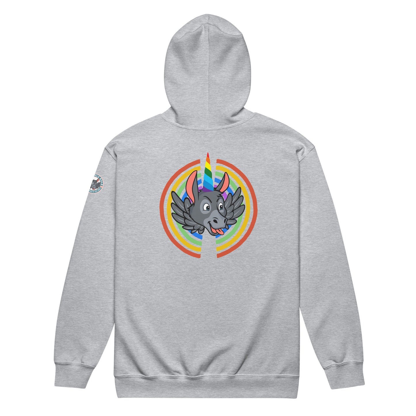 Rainbows & Unicorns unisex heavy blend zip hoodie