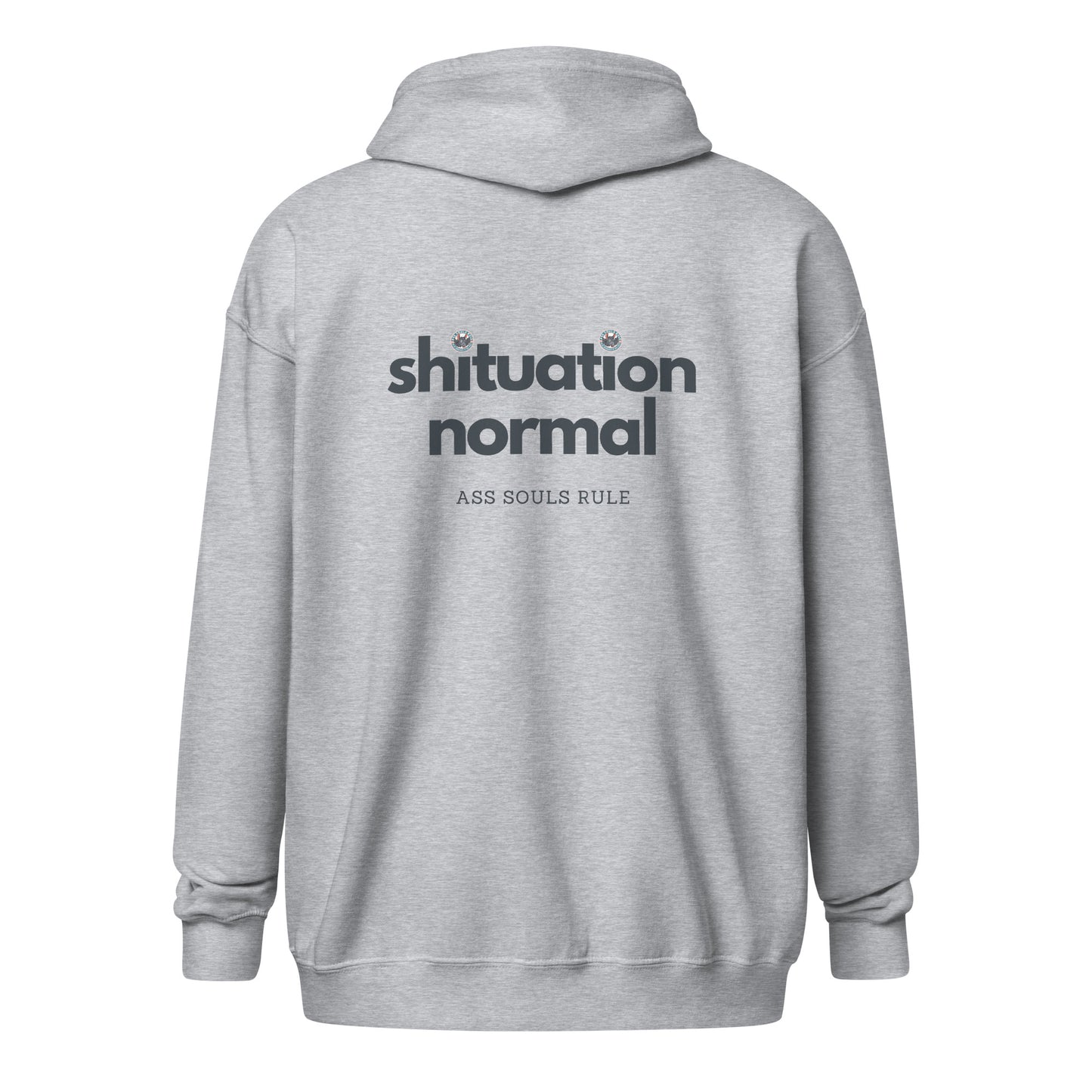 Shituational Normal unisex heavy blend zip hoodie