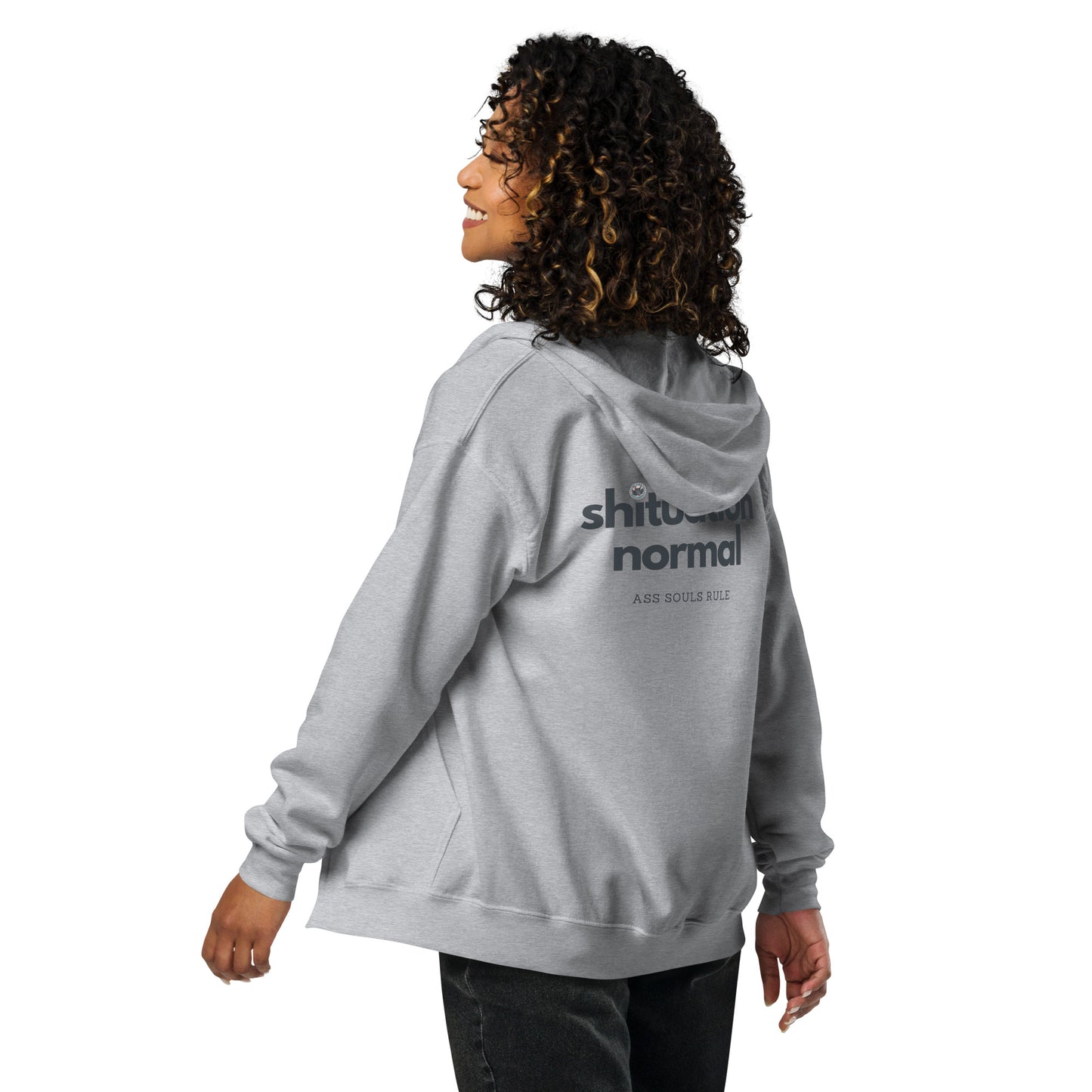 Shituational Normal unisex heavy blend zip hoodie