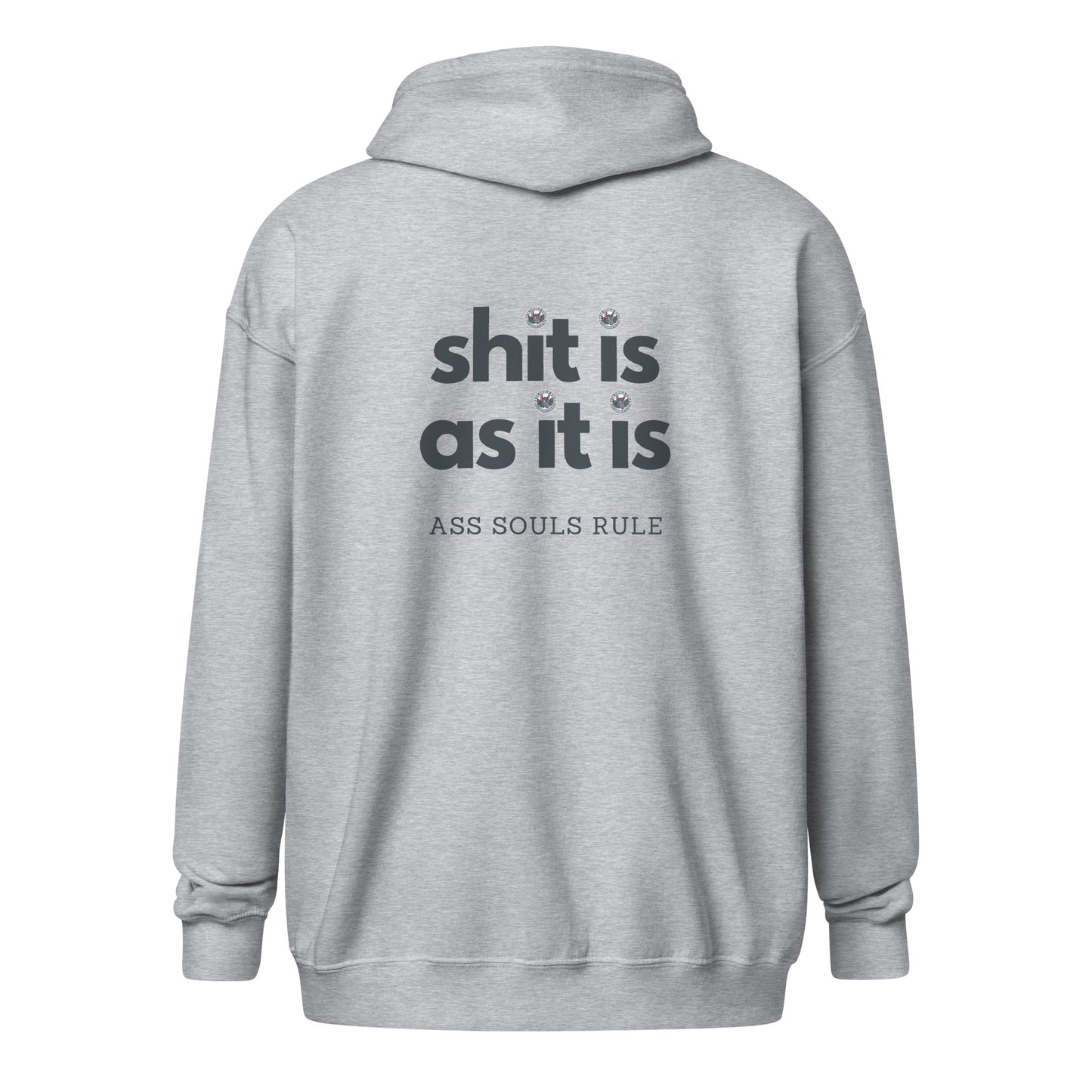 Shit Is As It Is unisex heavy blend zip hoodie