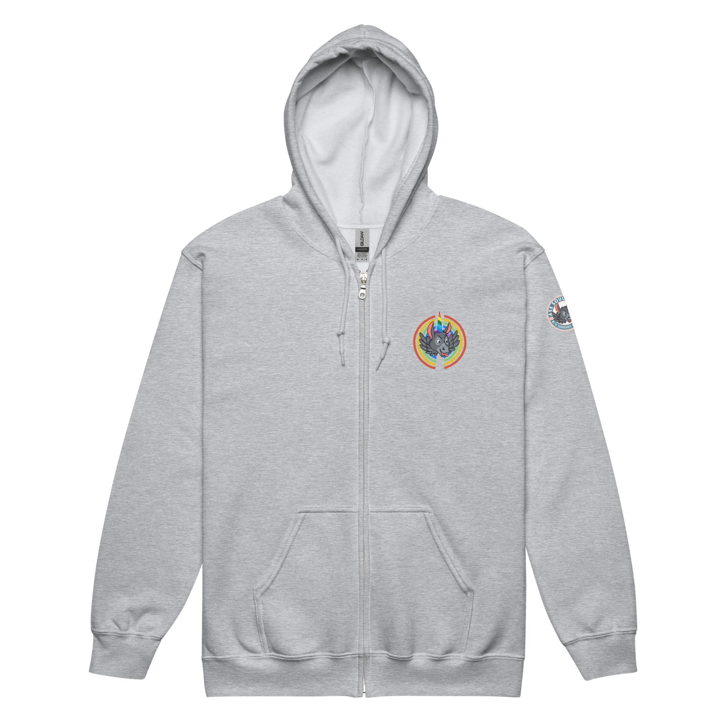 Rainbows & Unicorns unisex heavy blend zip hoodie