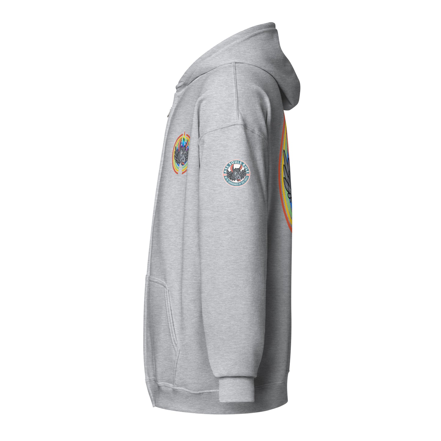 Rainbows & Unicorns unisex heavy blend zip hoodie