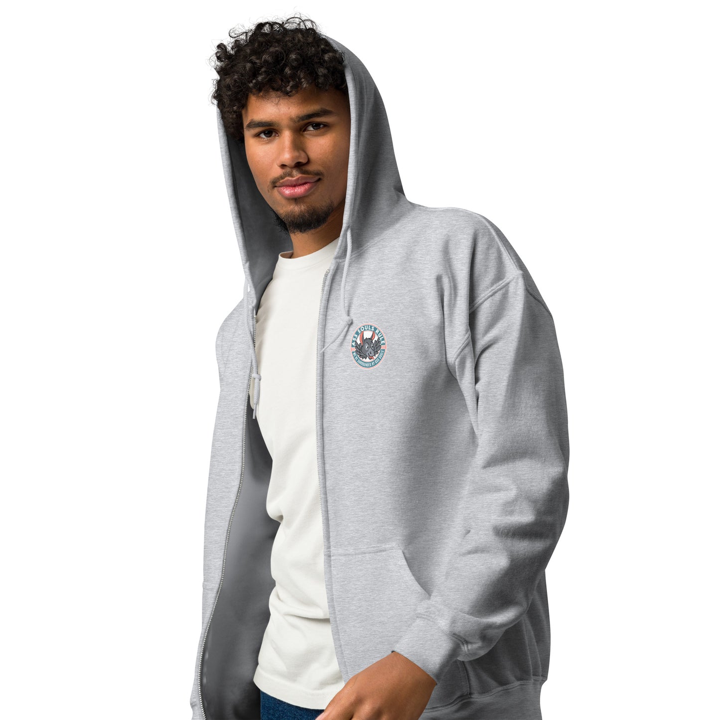 ASR Unisex heavy blend zip hoodie