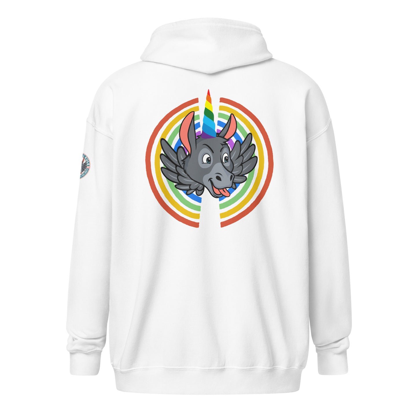 Rainbows & Unicorns unisex heavy blend zip hoodie