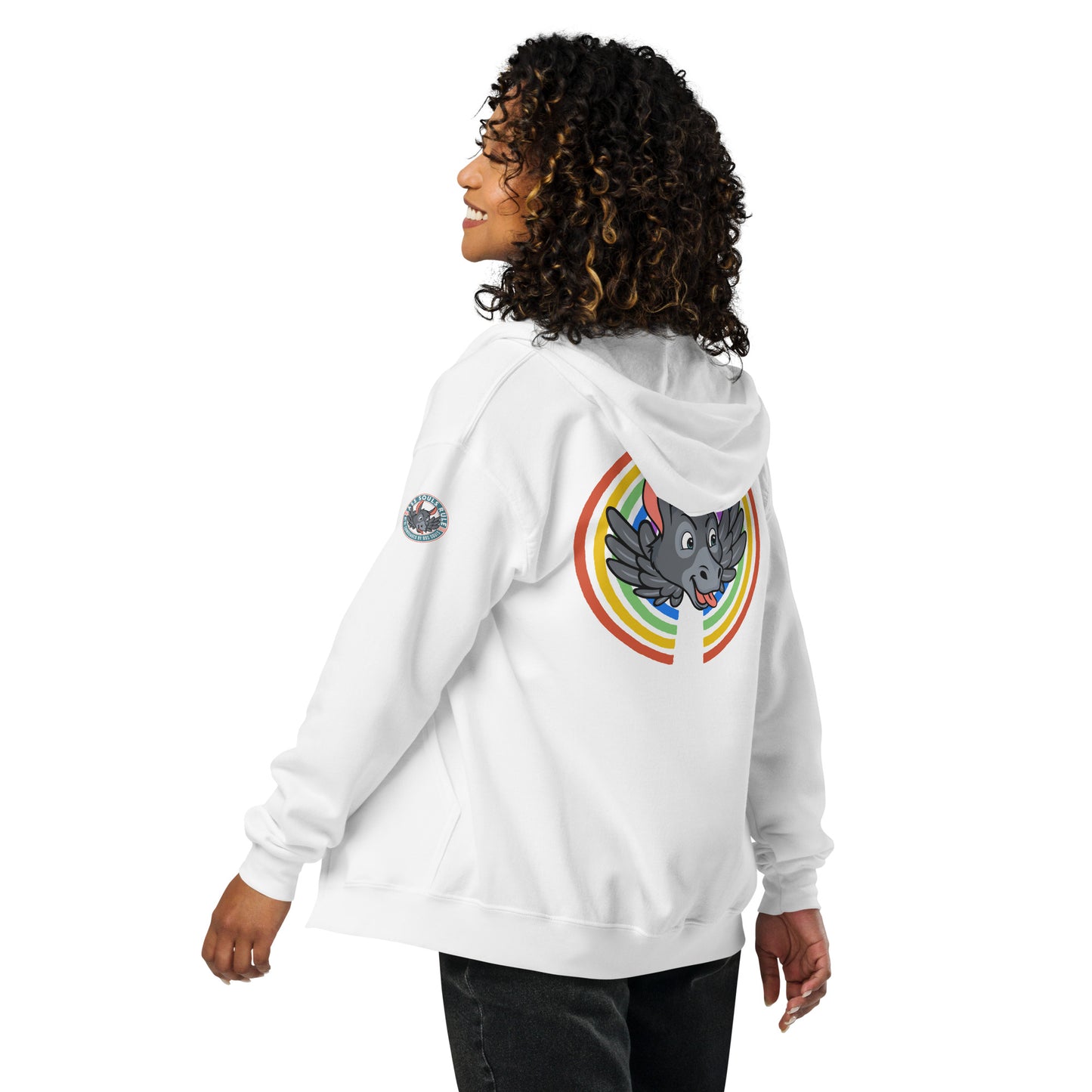 Rainbows & Unicorns unisex heavy blend zip hoodie