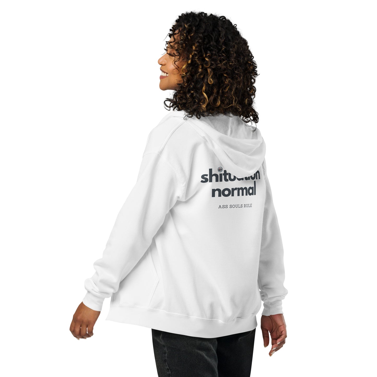 Shituational Normal unisex heavy blend zip hoodie