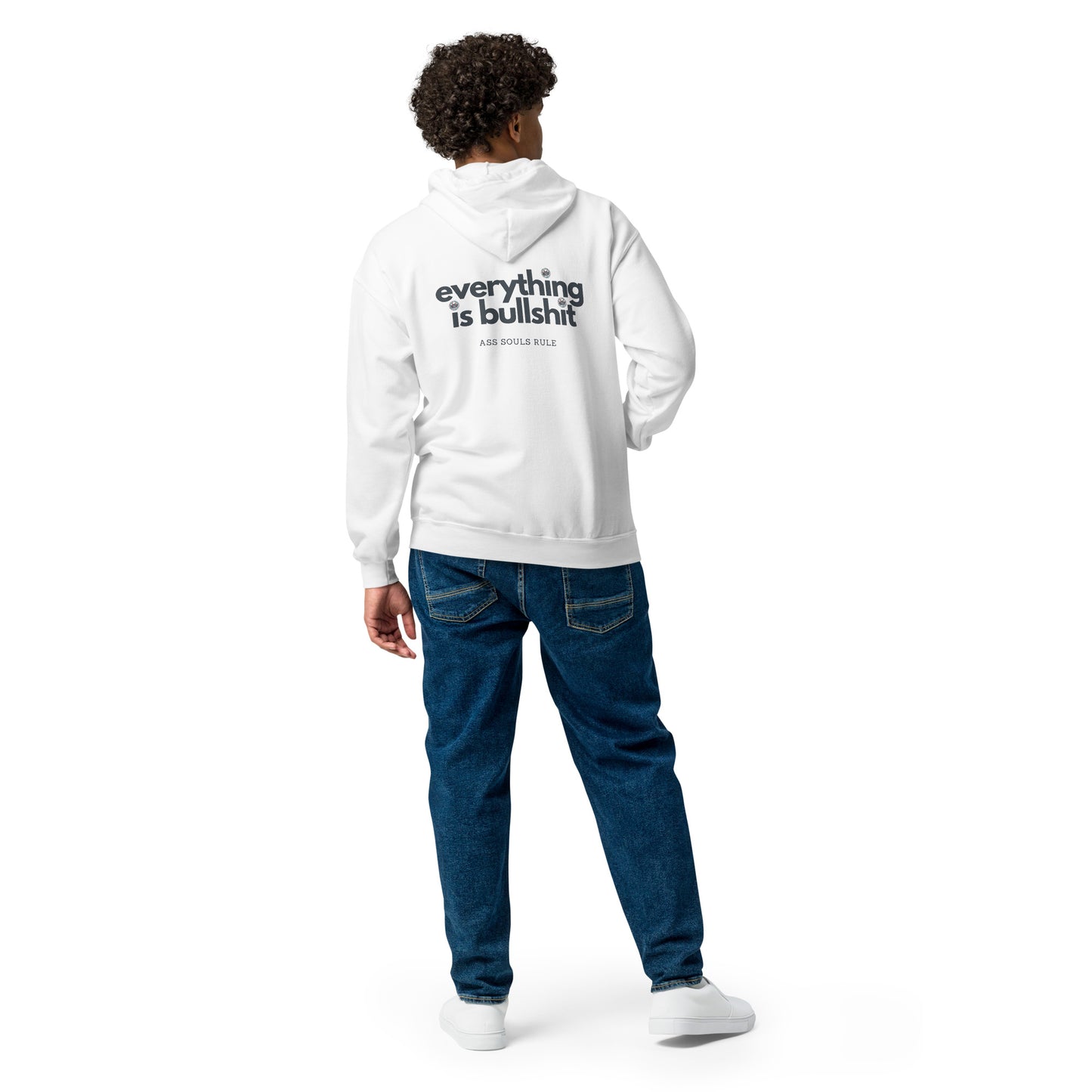 Everything is Bullshit unisex heavy blend zip hoodie