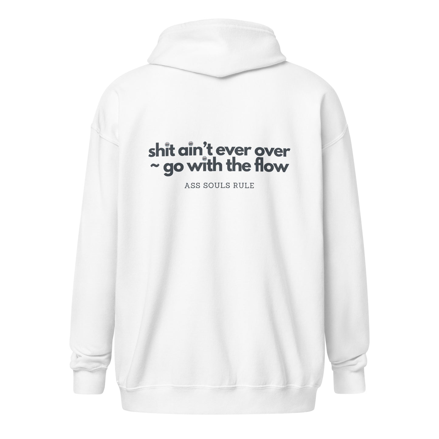 Go With the Flow unisex heavy blend zip hoodie