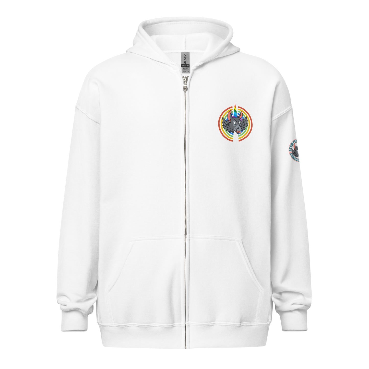 Rainbows & Unicorns unisex heavy blend zip hoodie