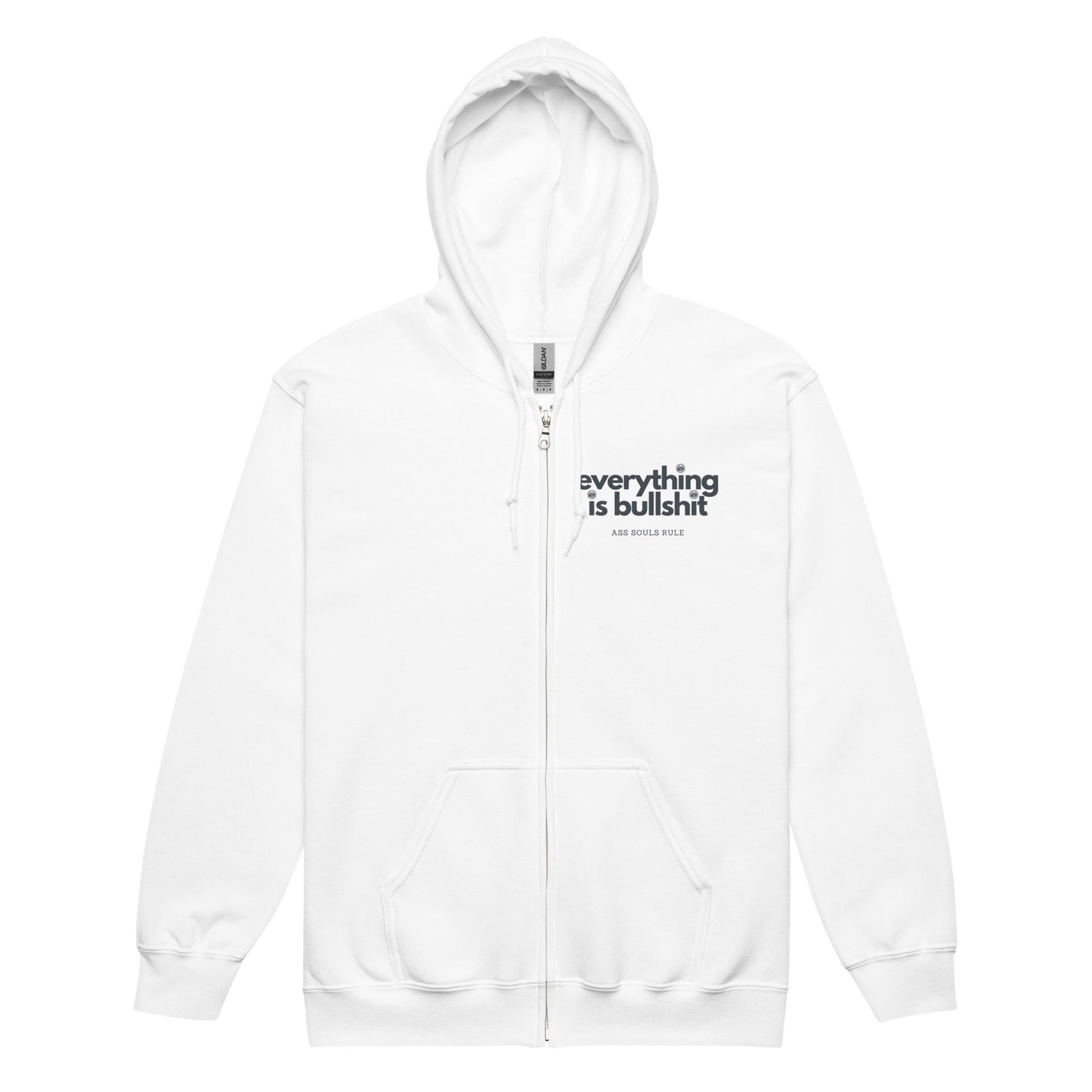 Everything is Bullshit unisex heavy blend zip hoodie