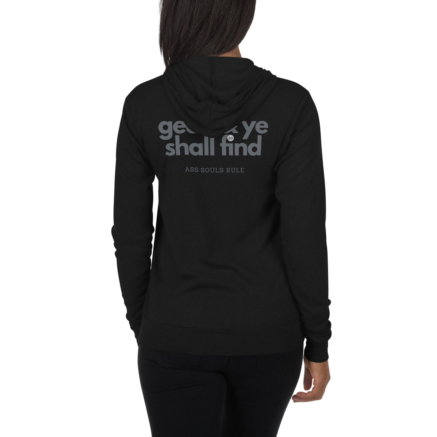 Geek & Ye Shall Find unisex zip hoodie