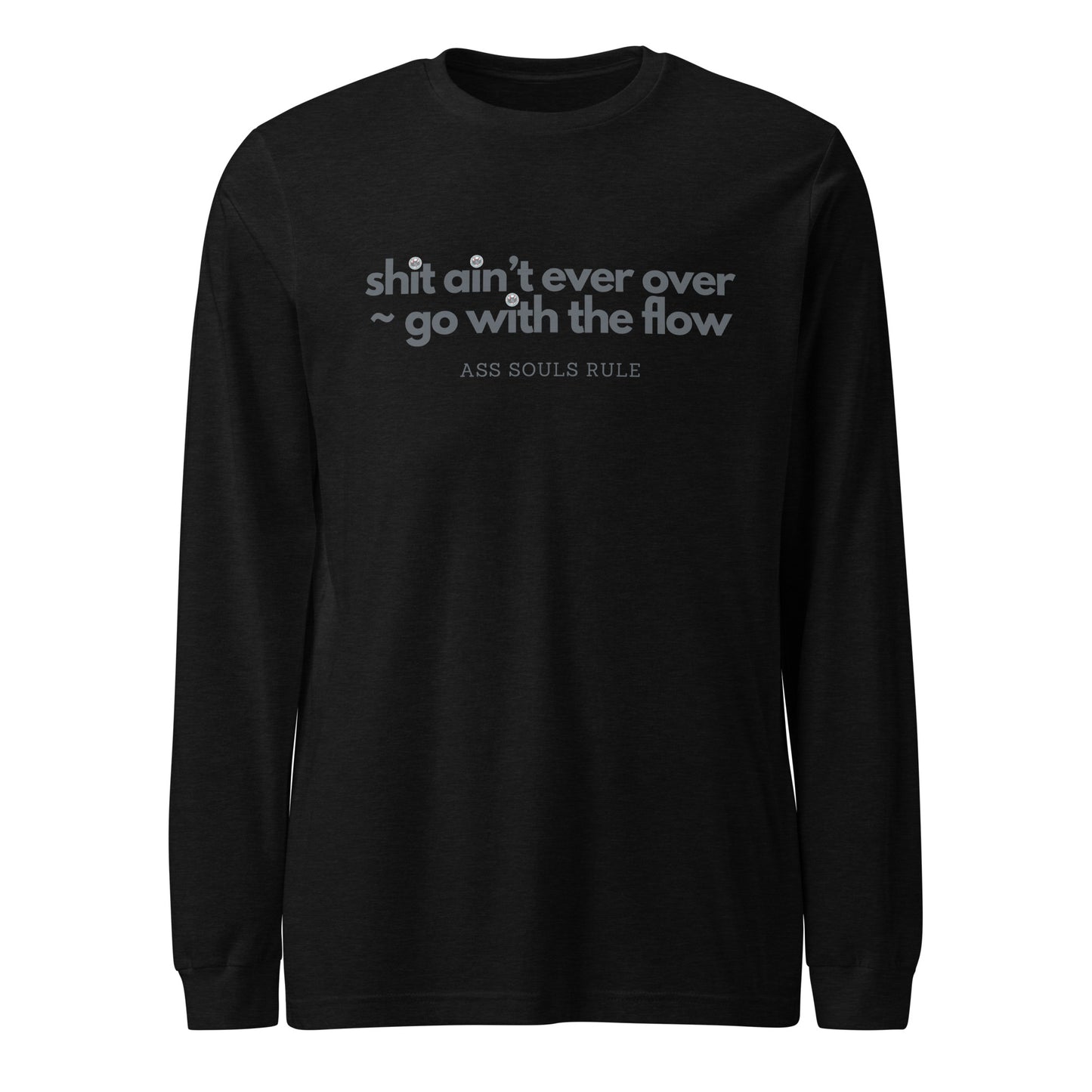 Go With the Flow unisex long sleeve tee