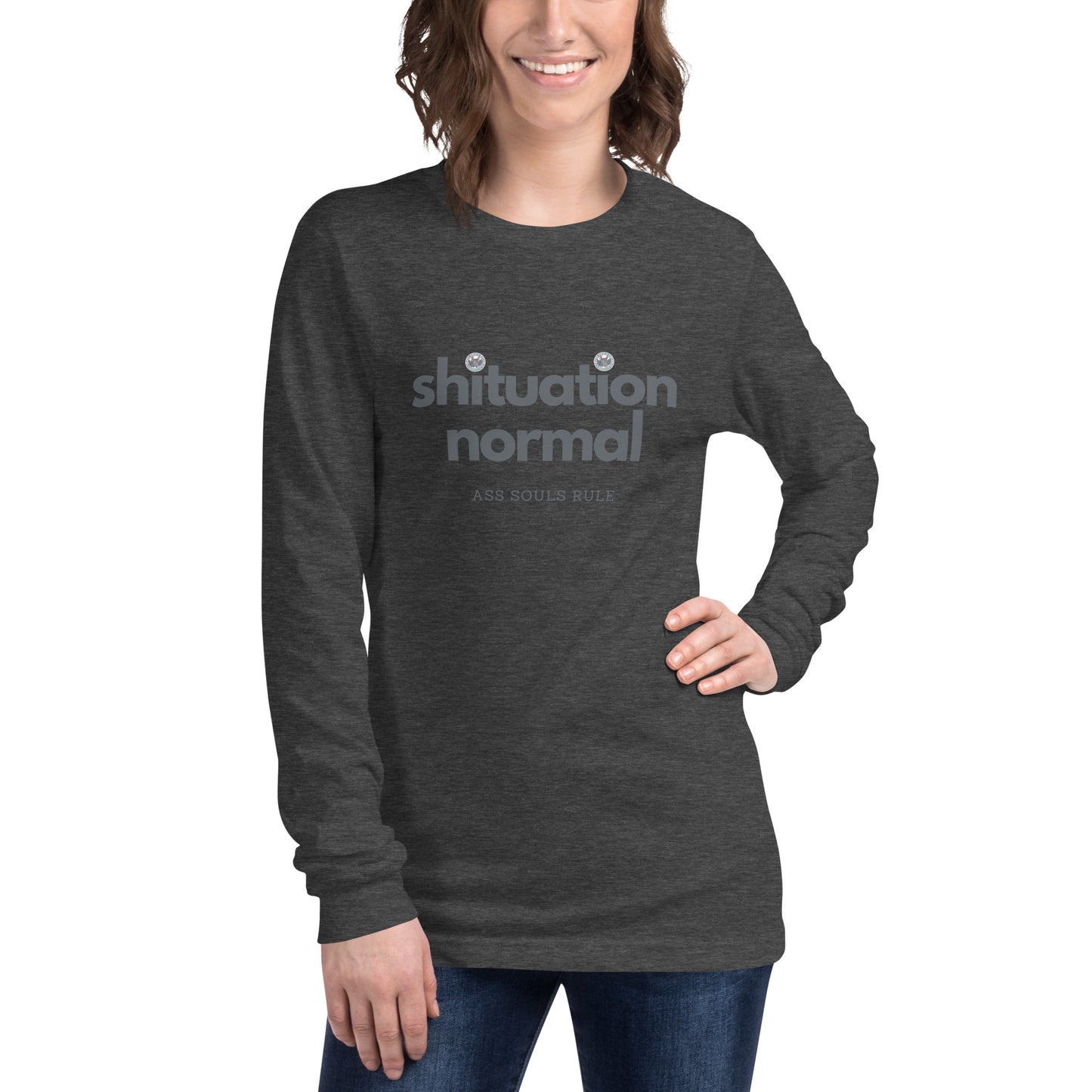 Shituation Normal unisex long sleeve tee