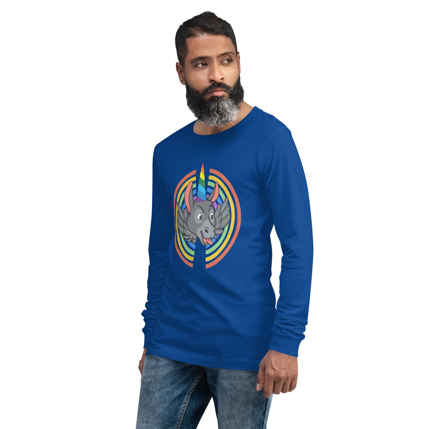 Rainbows & Unicorns unisex long sleeve tee