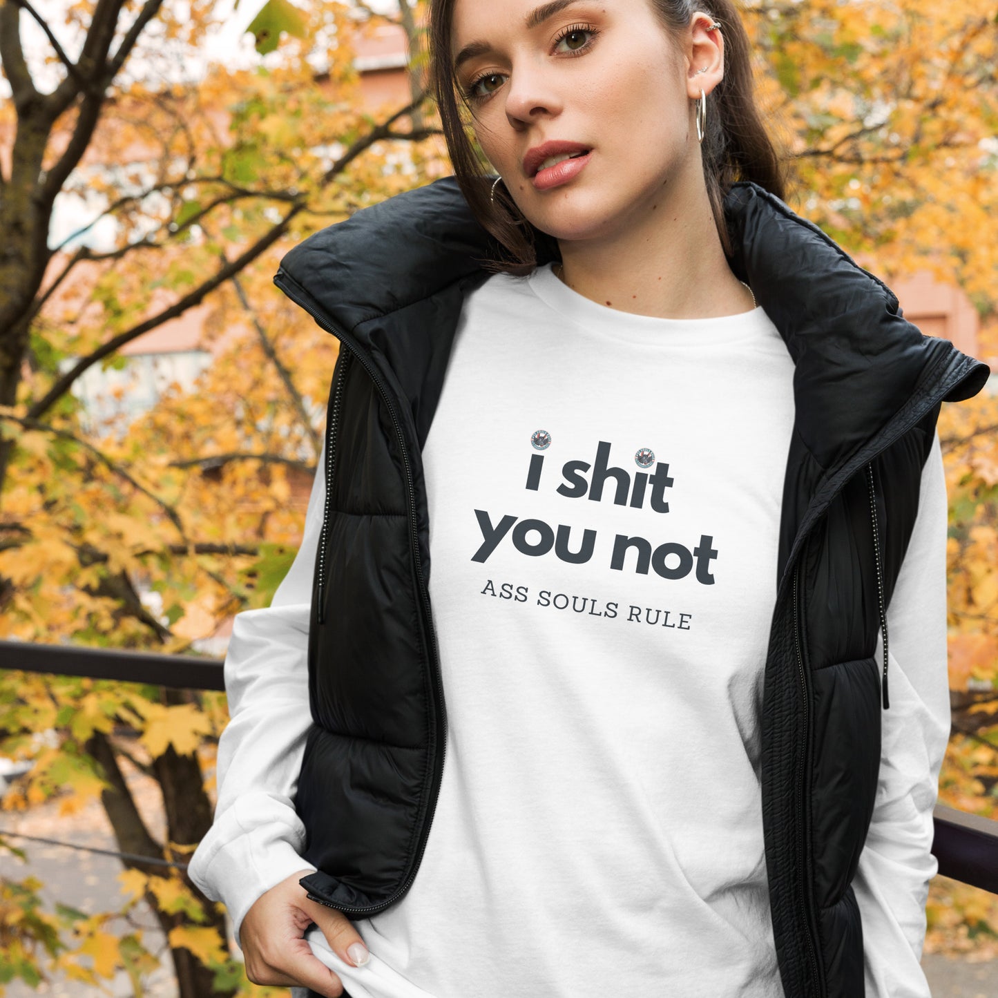 I Shit You Not unisex long sleeve tee