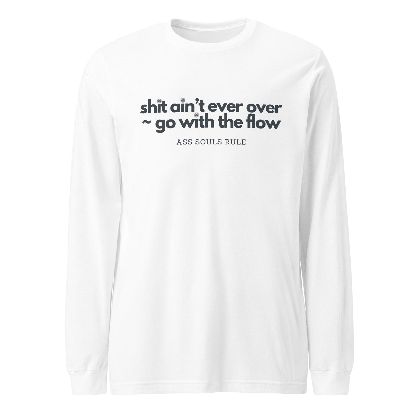 Go With the Flow unisex long sleeve tee