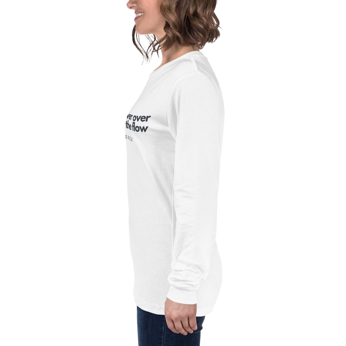 Go With the Flow unisex long sleeve tee