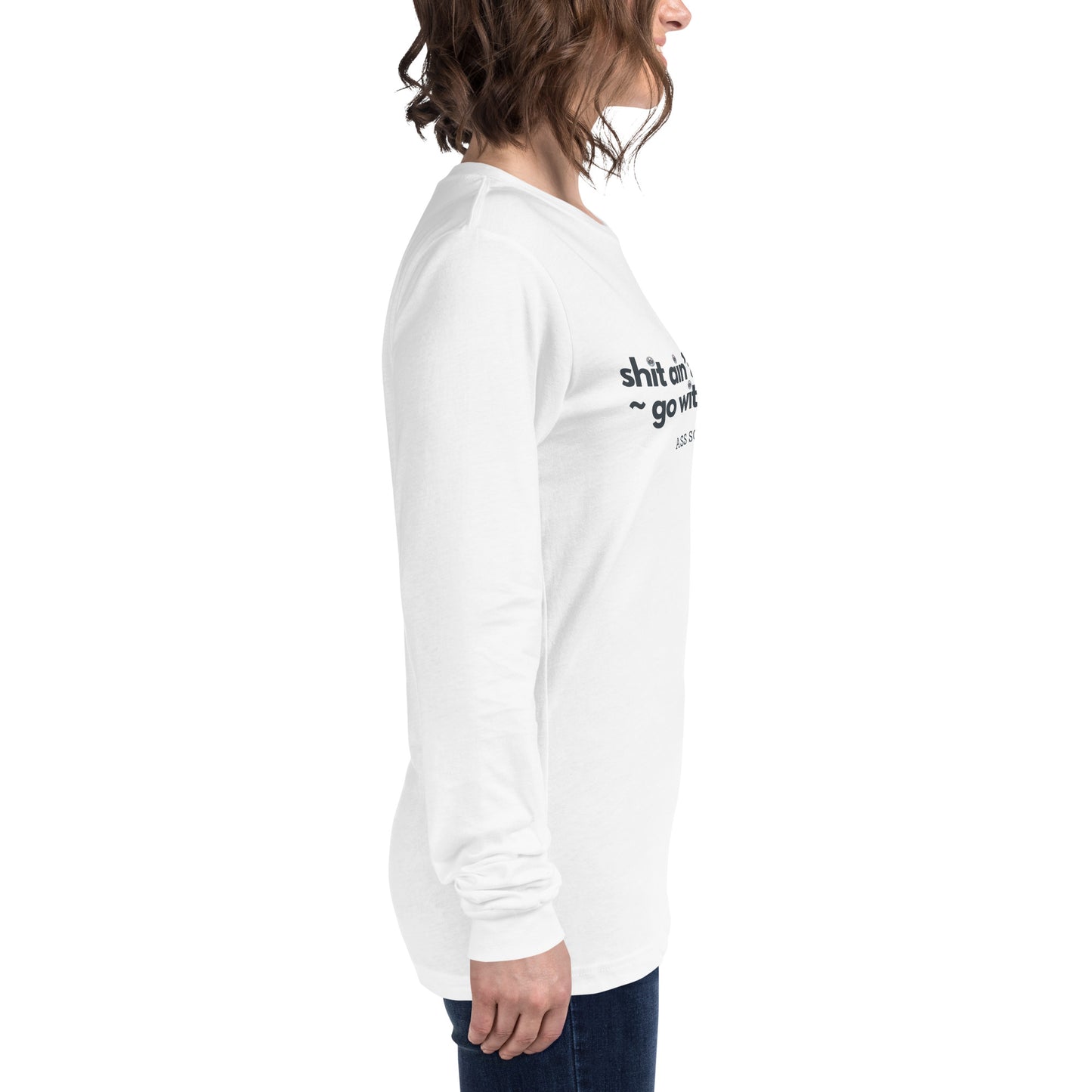 Go With the Flow unisex long sleeve tee