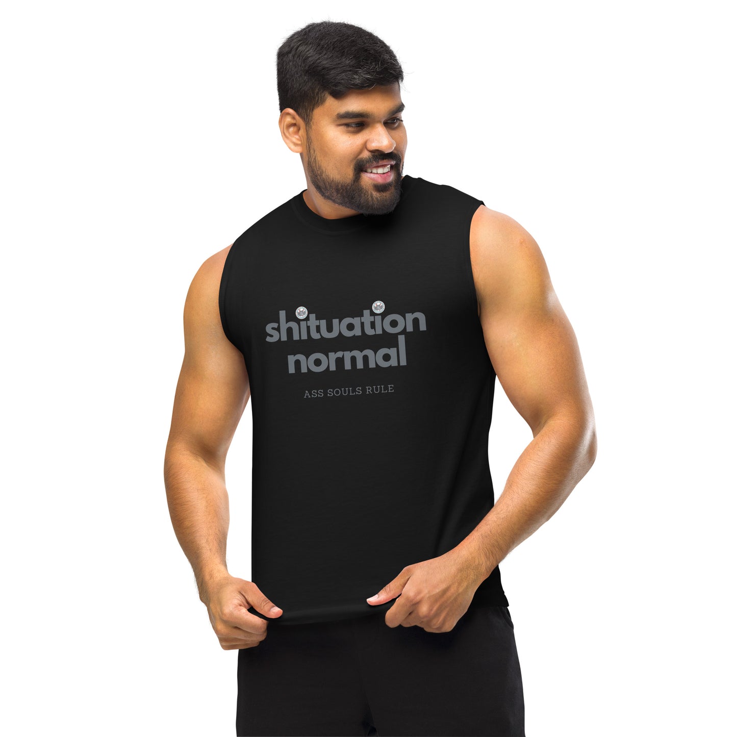 Shituation Normal unisex muscle shirt