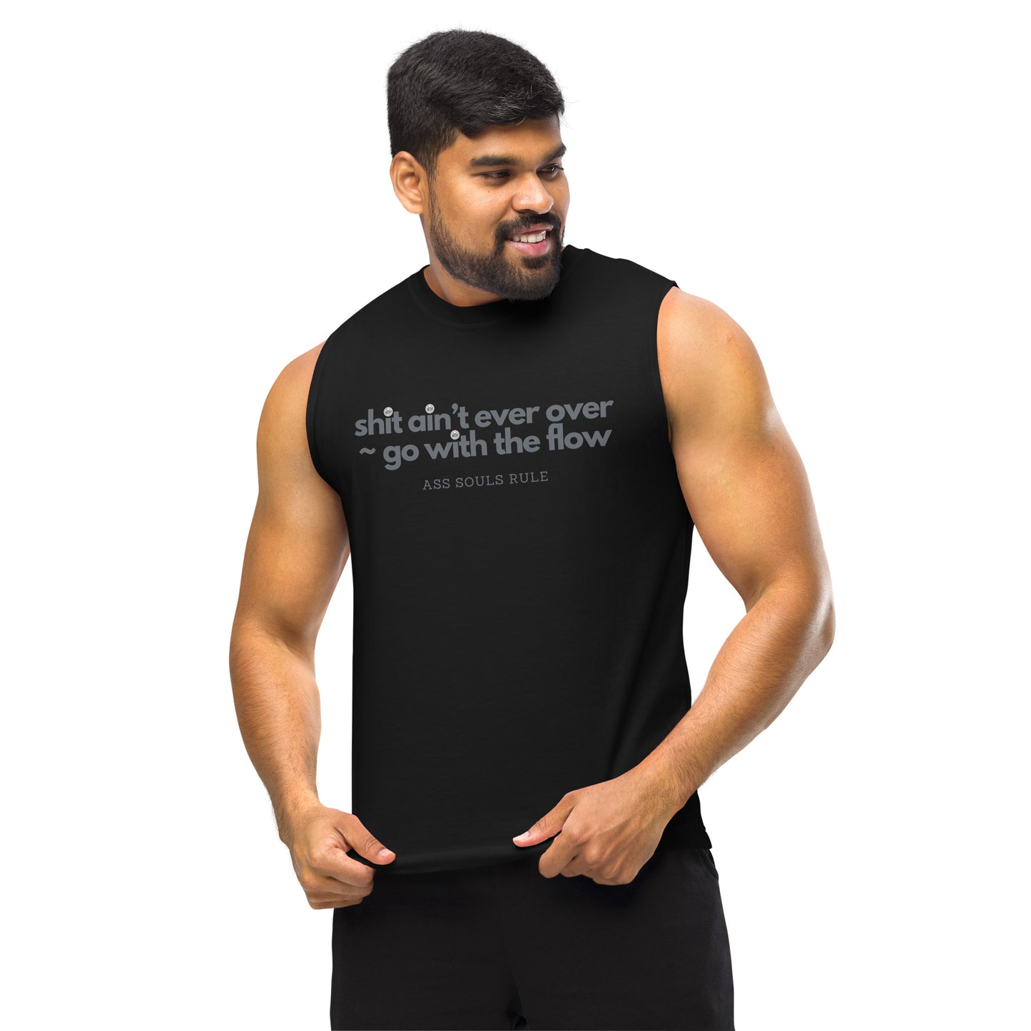 Go With the Flow unisex muscle shirt