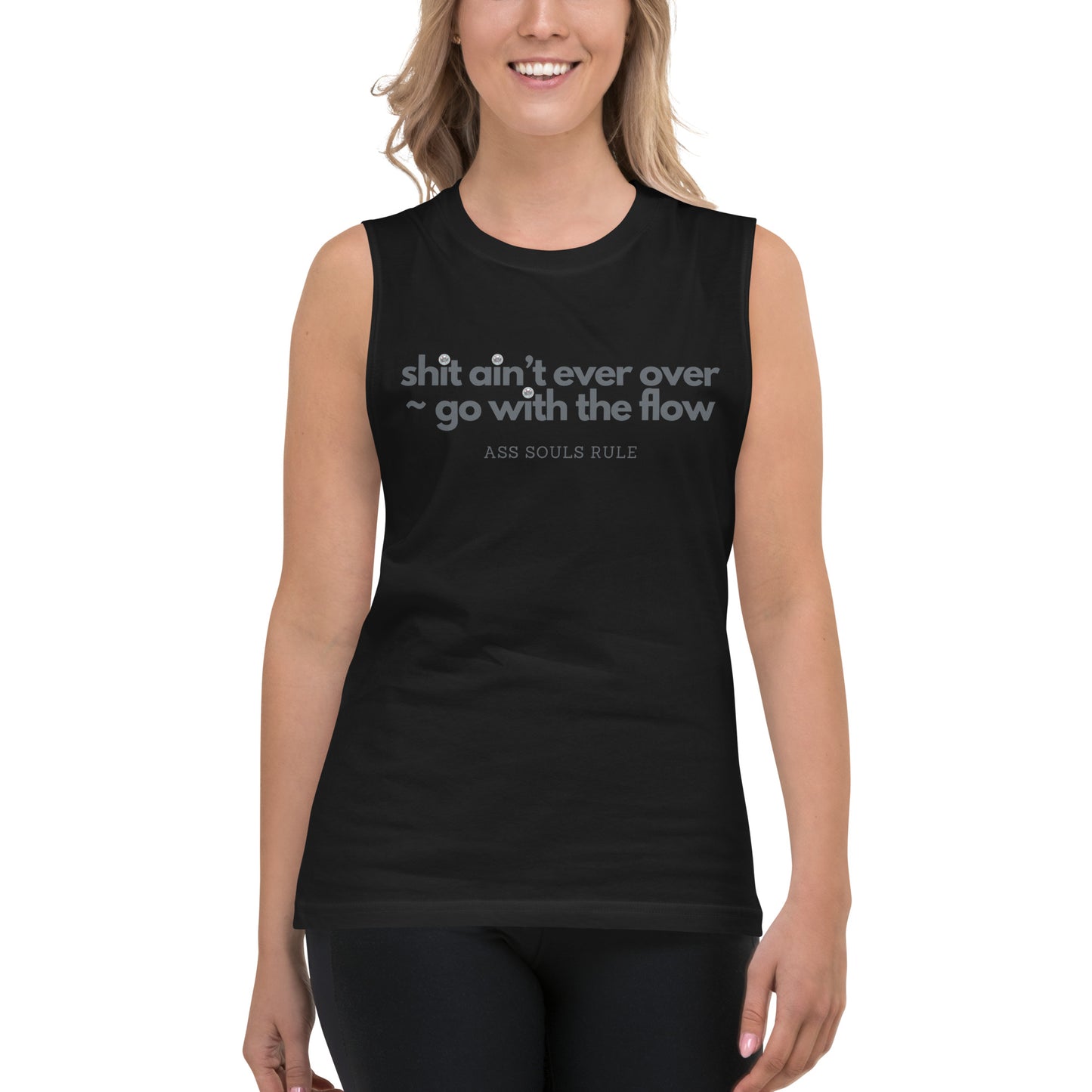 Go With the Flow unisex muscle shirt