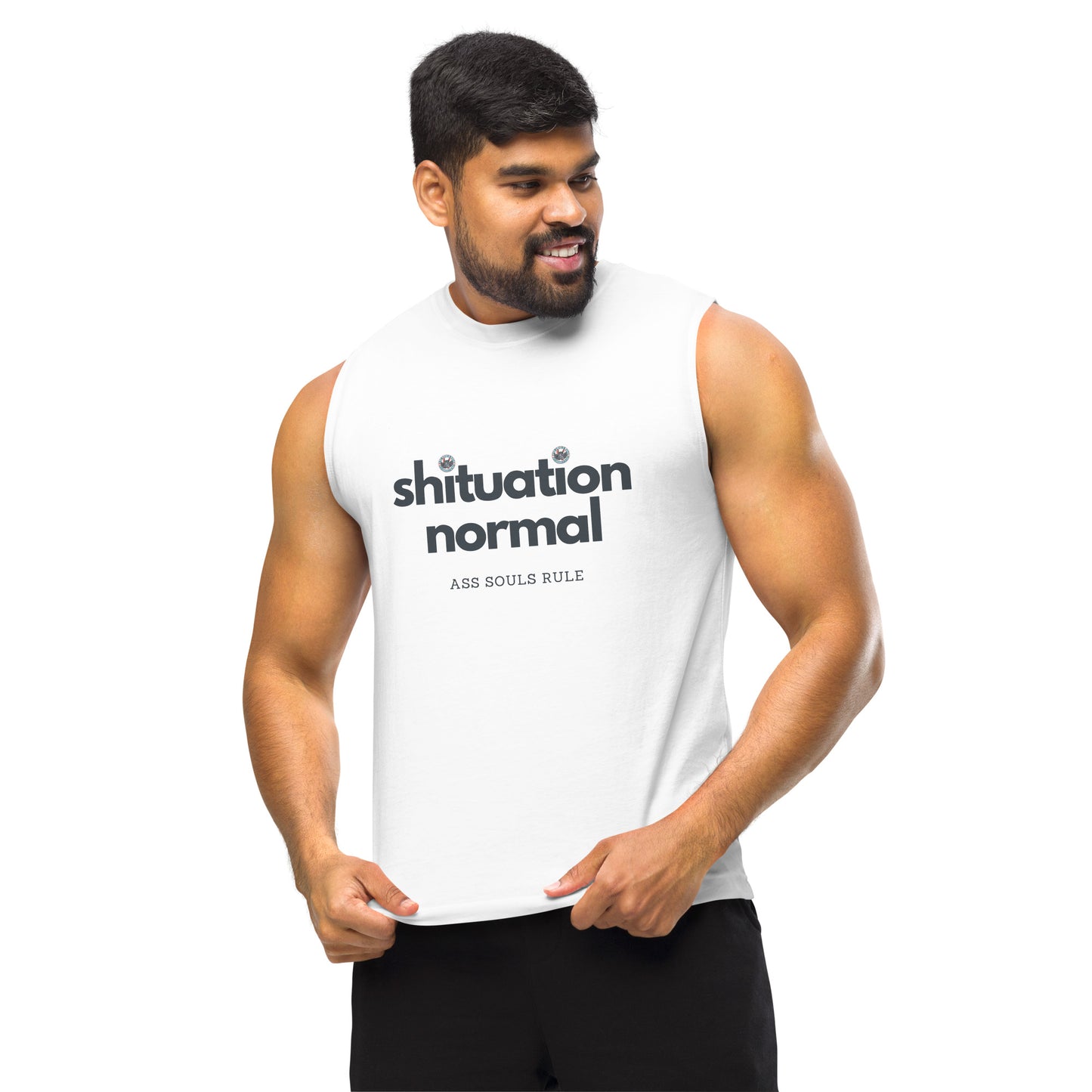 Shituation Normal unisex muscle shirt