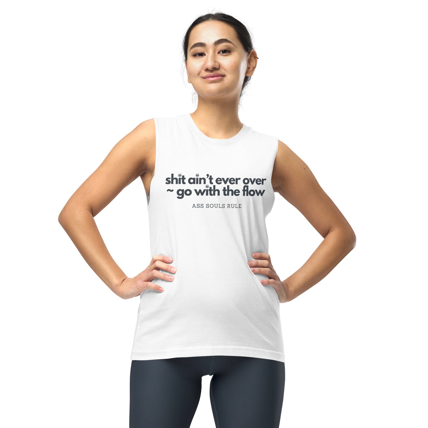 Go With the Flow unisex muscle shirt