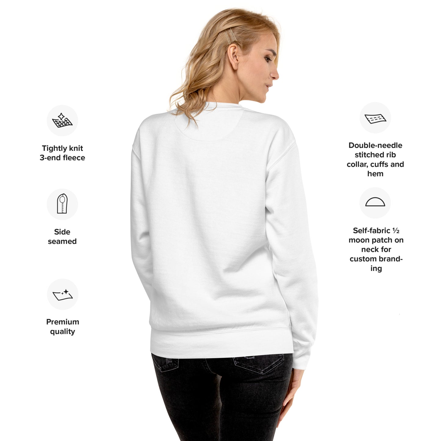 Sassy, Class, & Bad Assy unisex premium sweatshirt