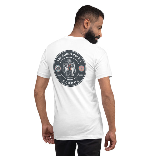 Ass Souls Rule's School unisex t-shirt