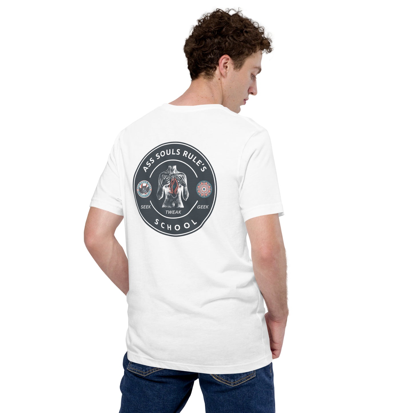 Ass Souls Rule's School unisex t-shirt