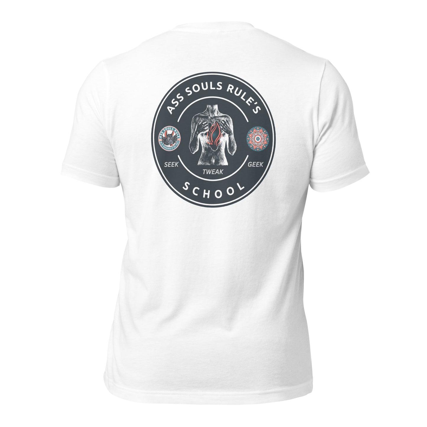 Ass Souls Rule's School unisex t-shirt