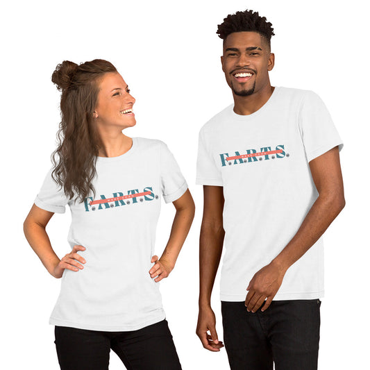 Make Good F.A.R.T.S. teal unisex t-shirt