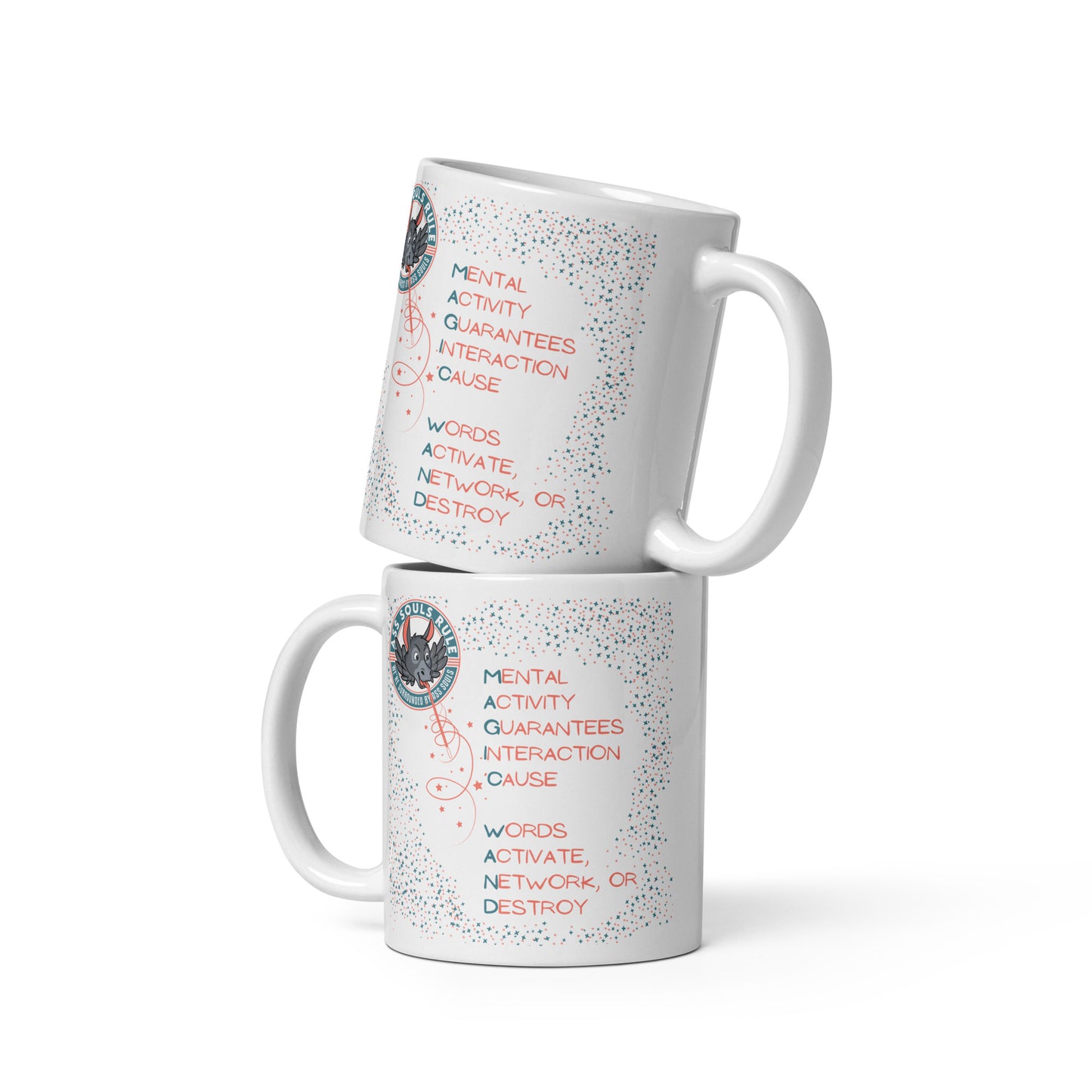 M.A.G.I.C. W.A.N.D. white glossy mug