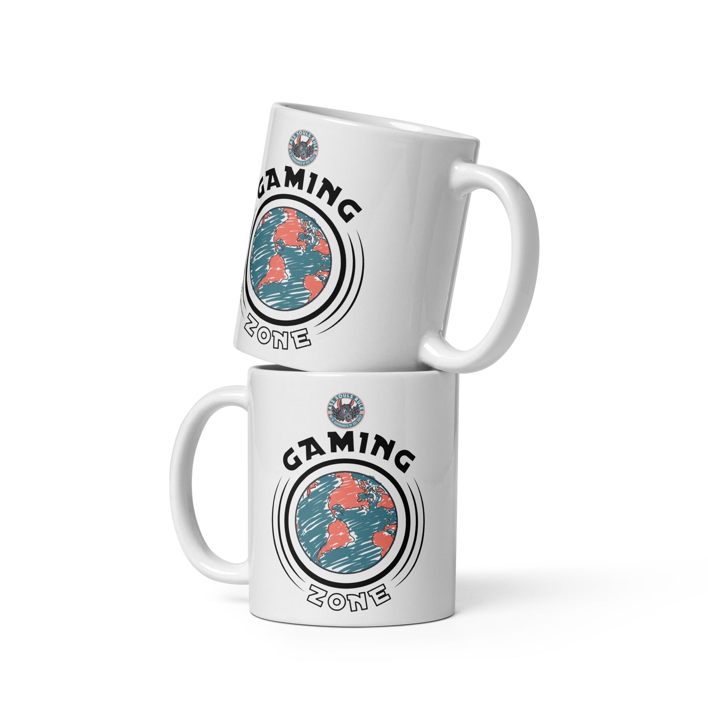 Ass Soul Gaming Zone white glossy mug