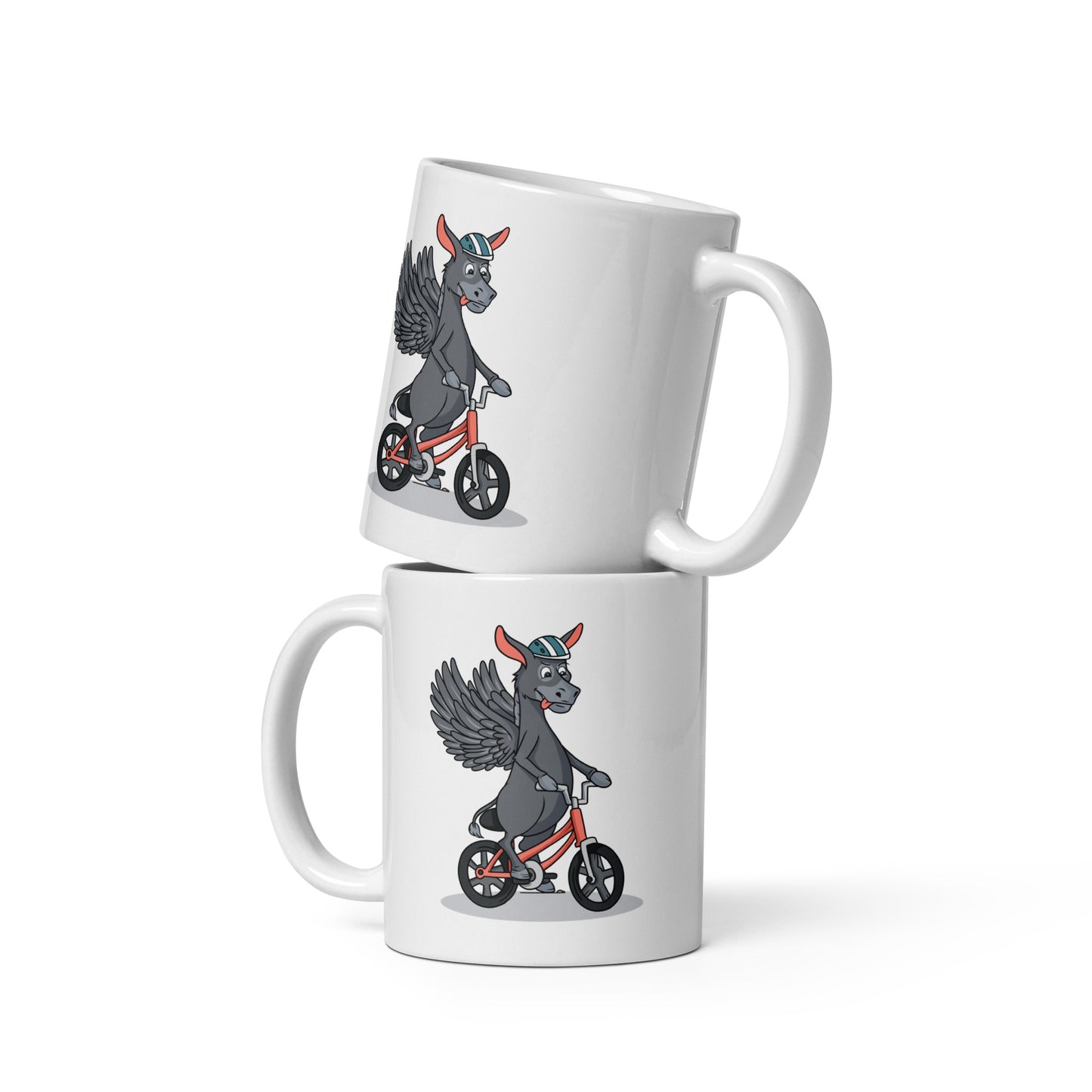 Acer Biking white glossy mug