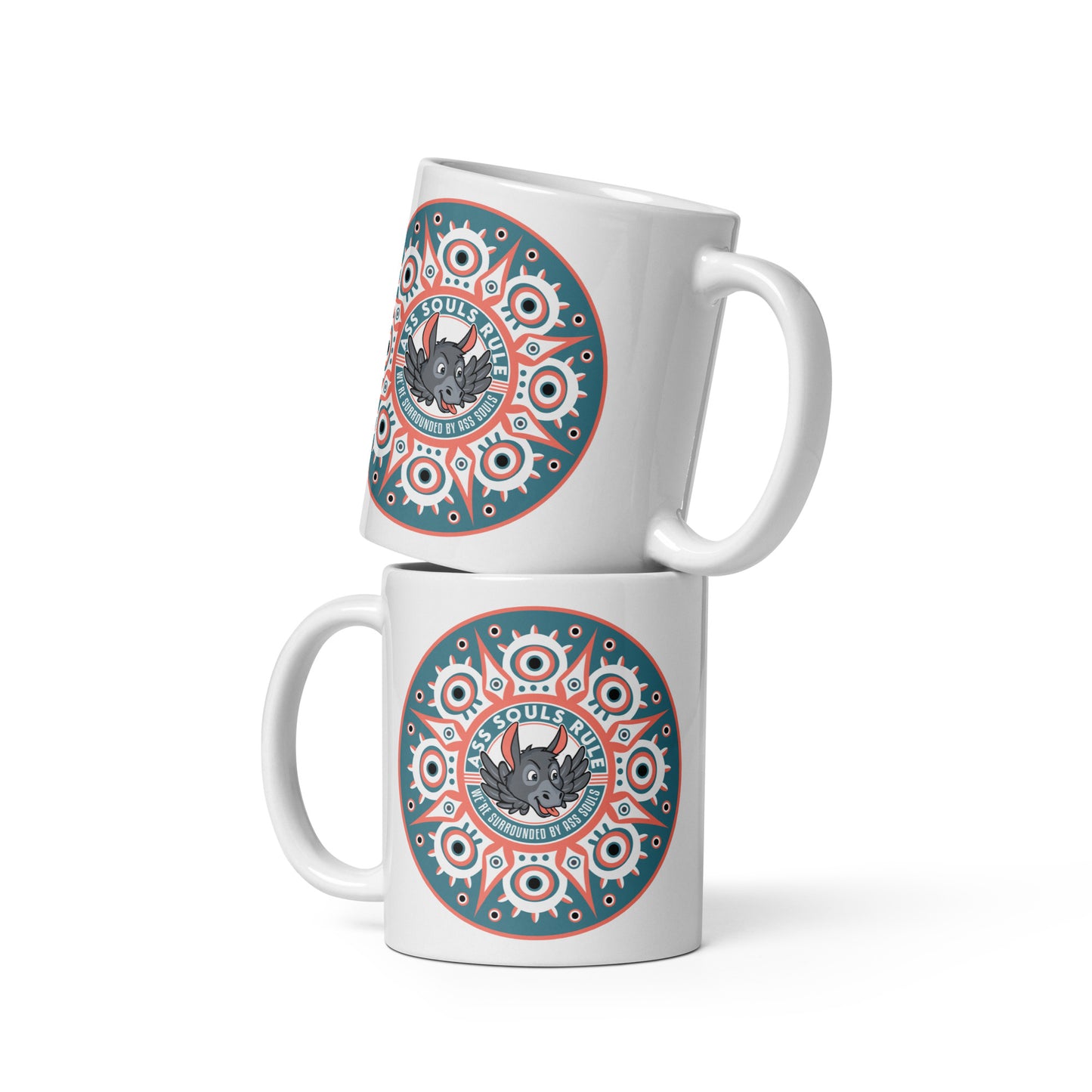 Psyche Secure-I.T. white glossy mug