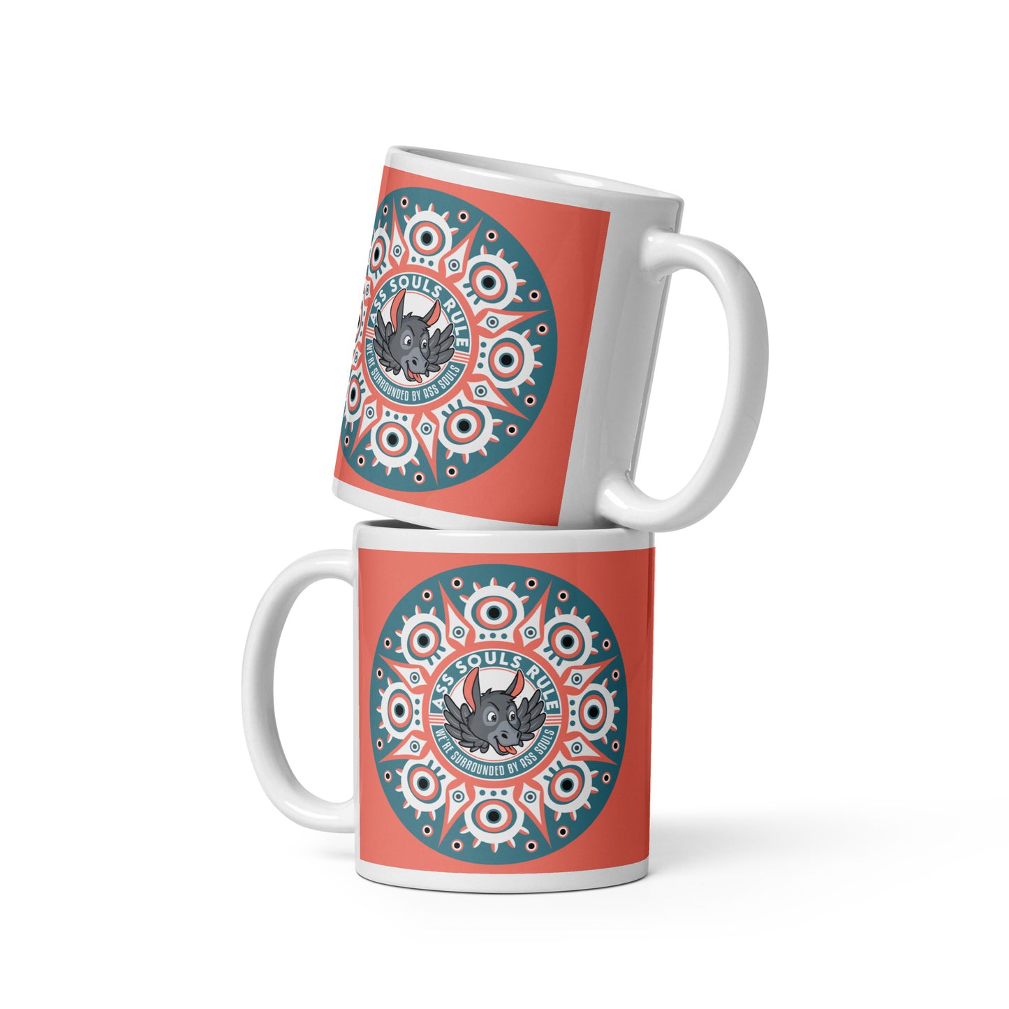 Psyche Secure-I.T. white glossy mug