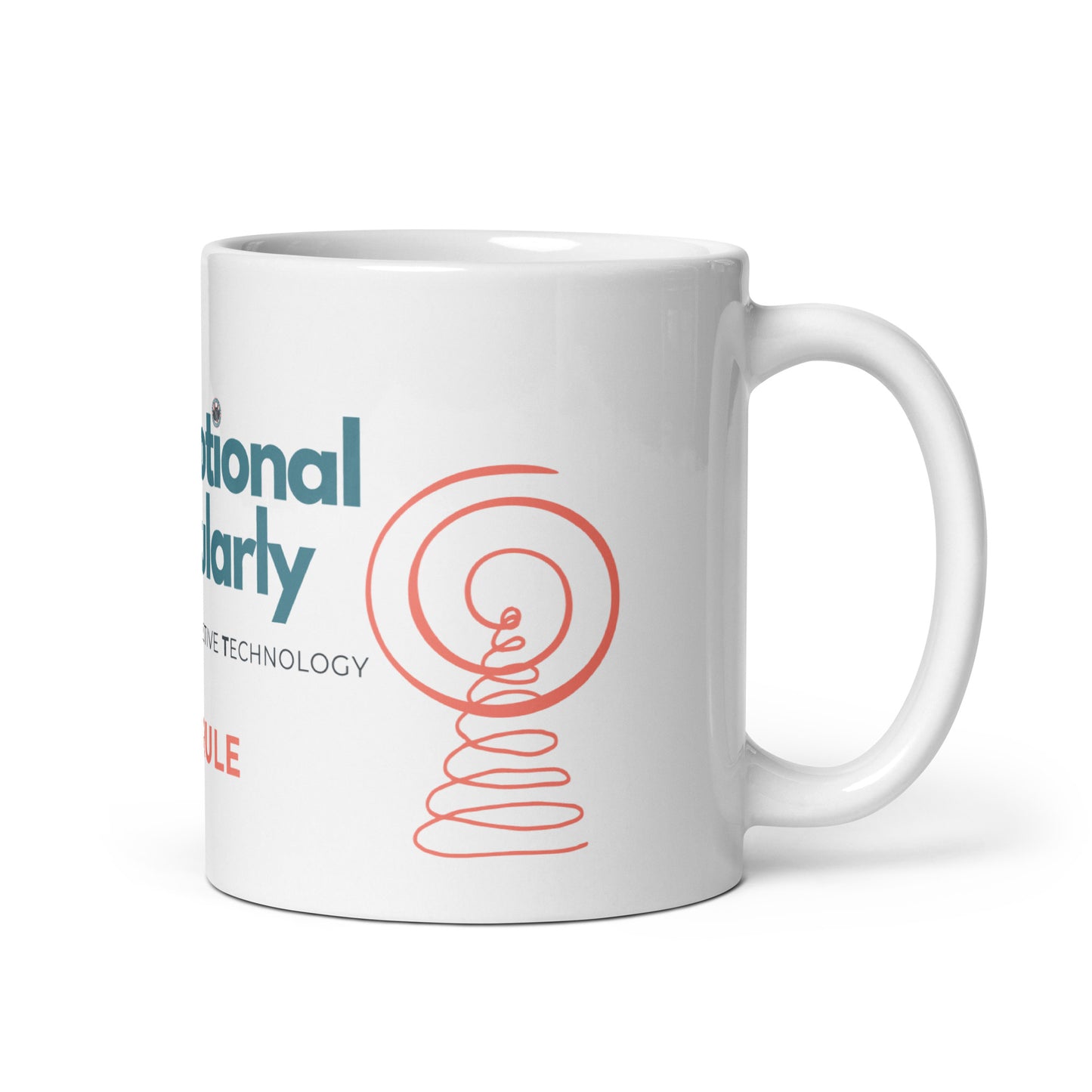 Take an Emotional S.H.I.T. Regularly white glossy mug