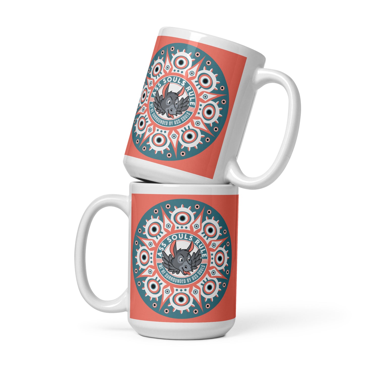 Psyche Secure-I.T. white glossy mug