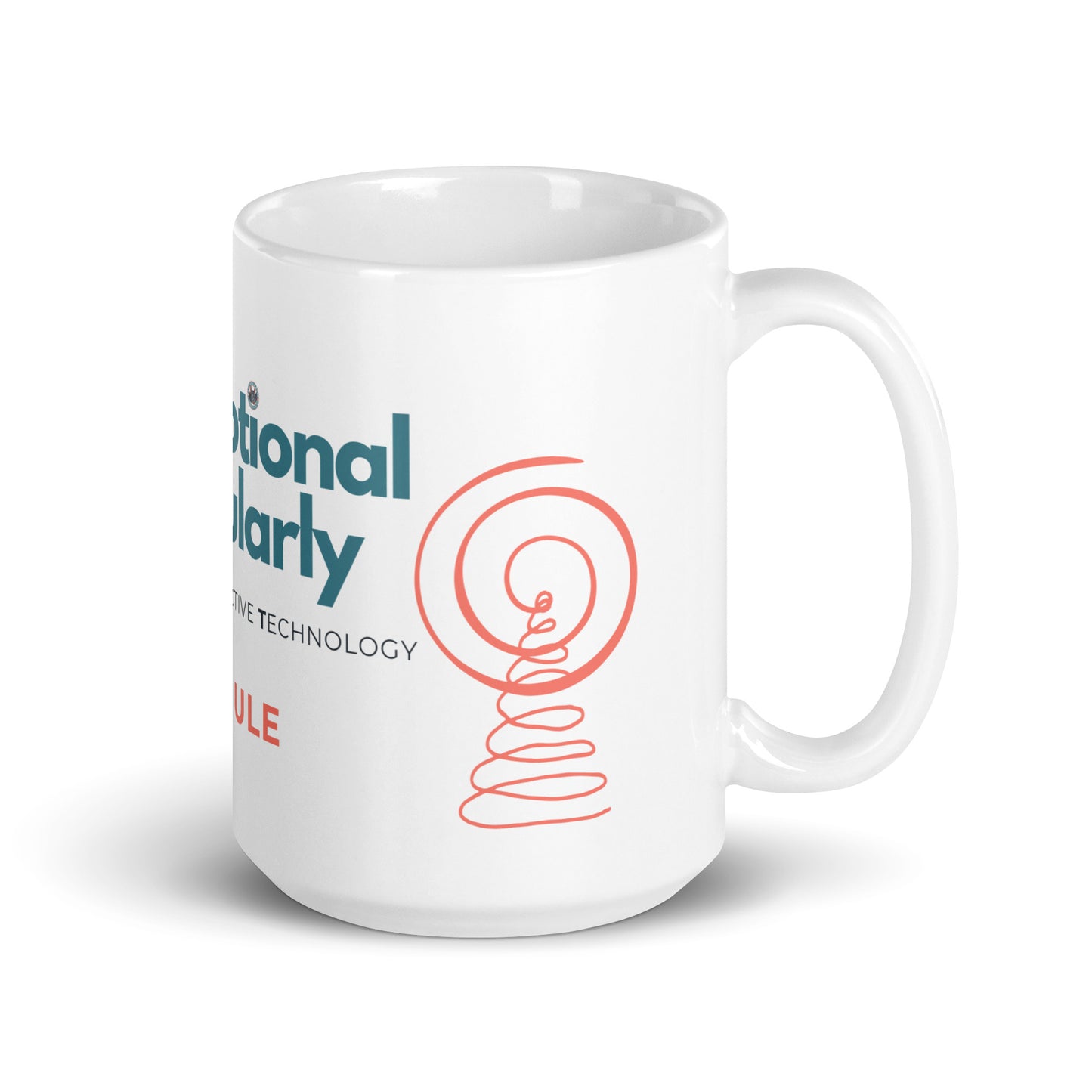 Take an Emotional S.H.I.T. Regularly white glossy mug