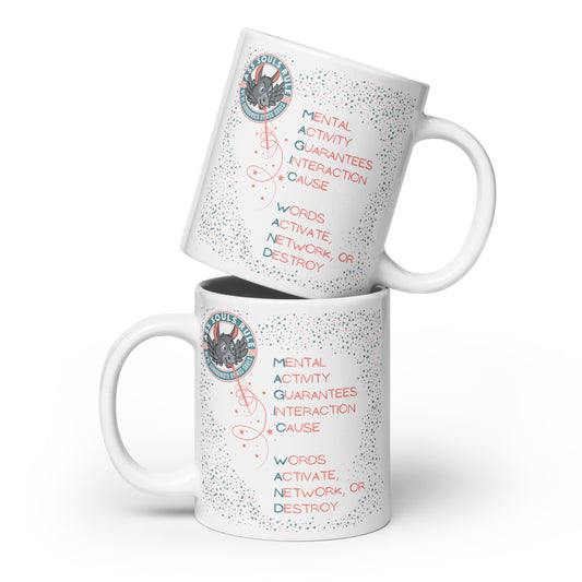 M.A.G.I.C. W.A.N.D. white glossy mug