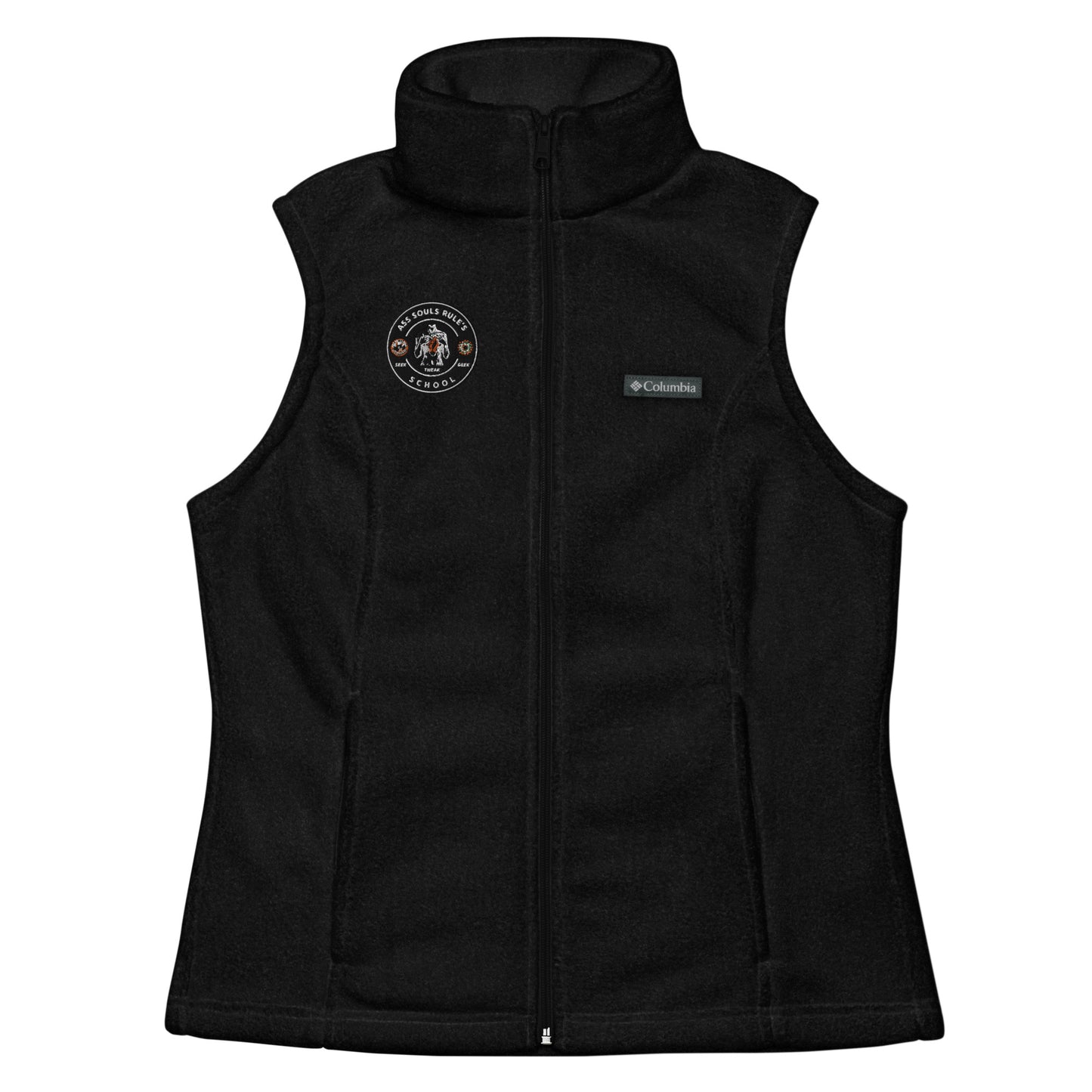 Ass Souls Rule's School women’s Columbia fleece vest